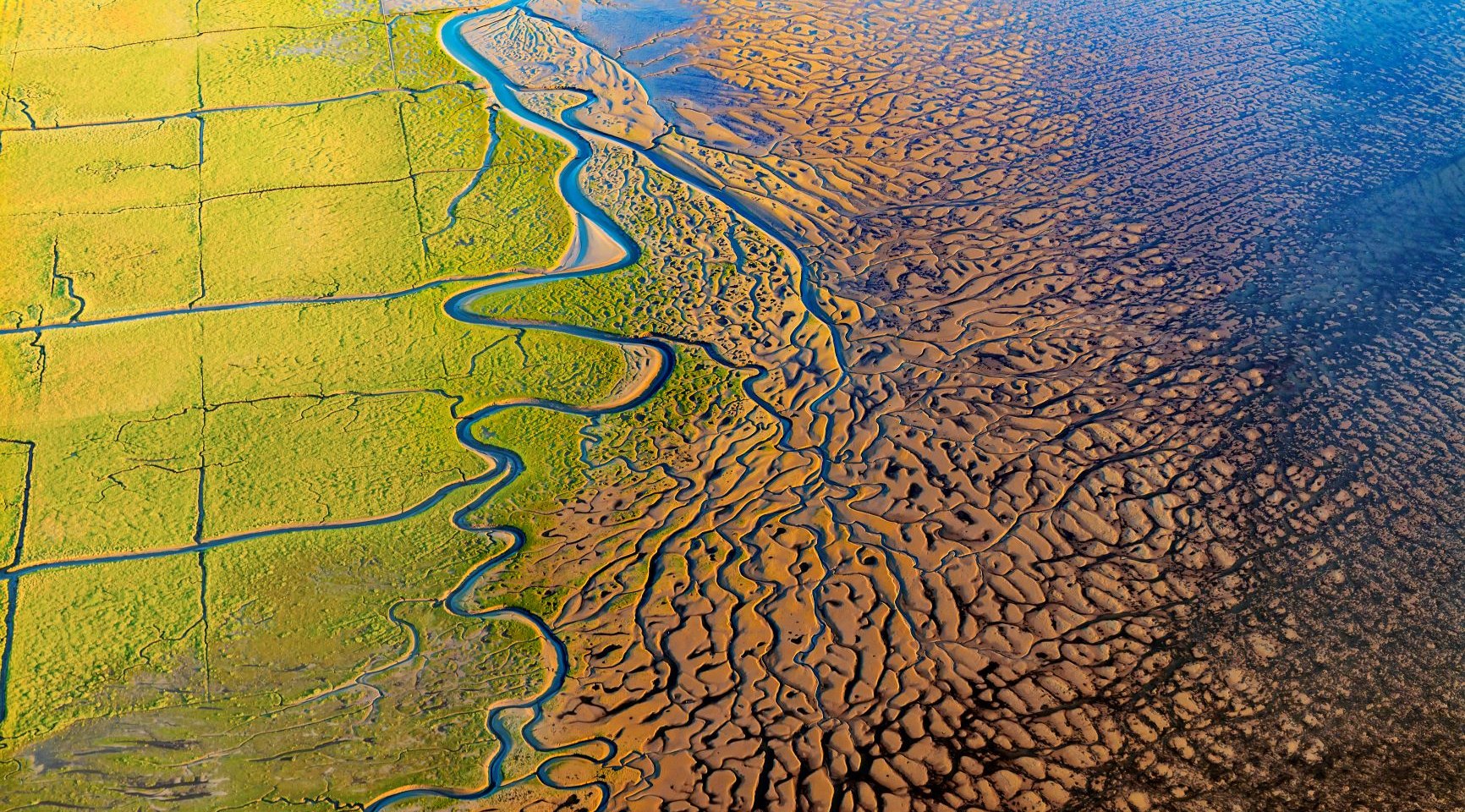  Verdens naturarv Vadehavet luftfoto, © Martin Elsen