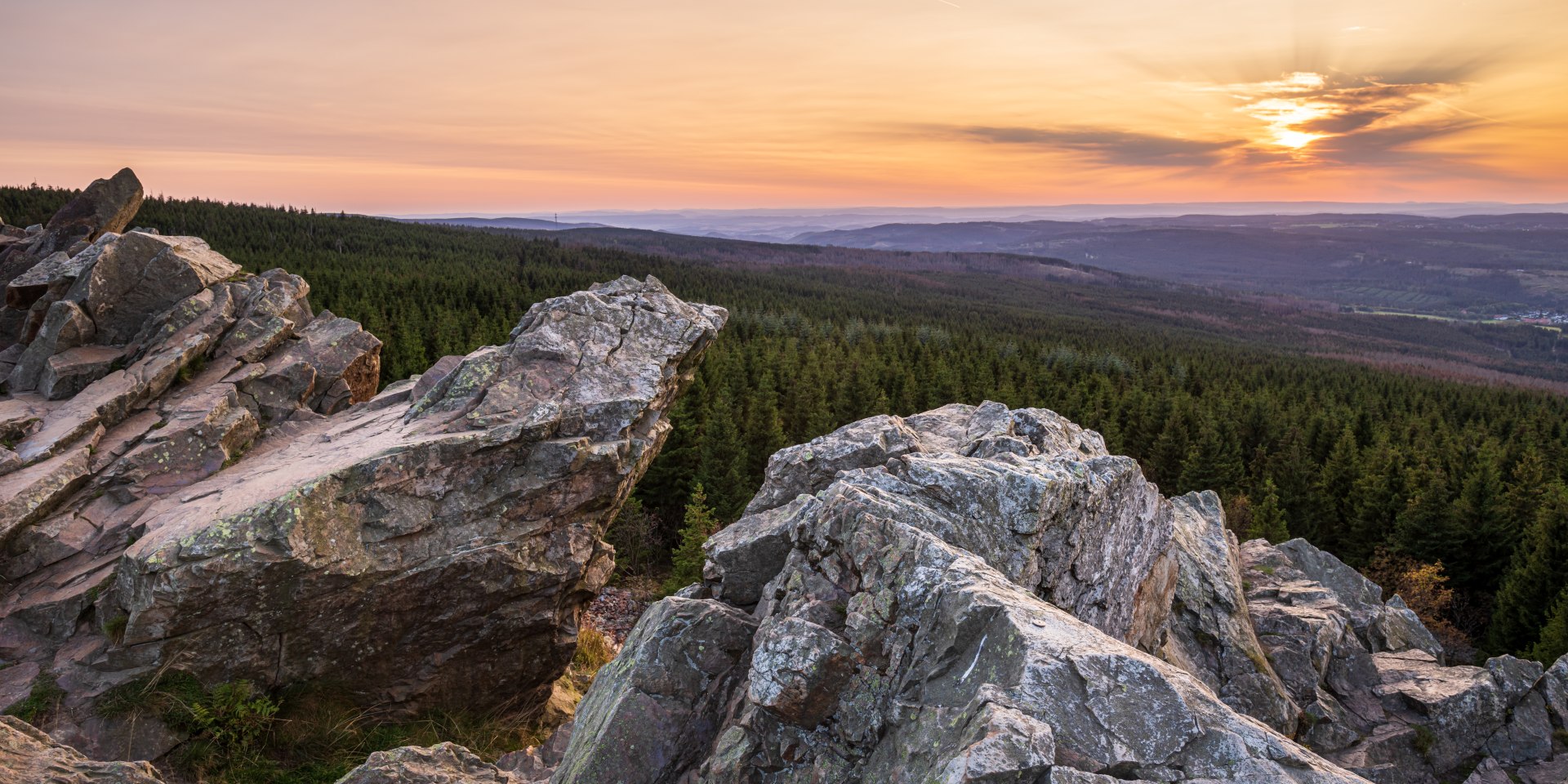 Solnedgang i Harzbjergene, © TMN / Markus Tiemann