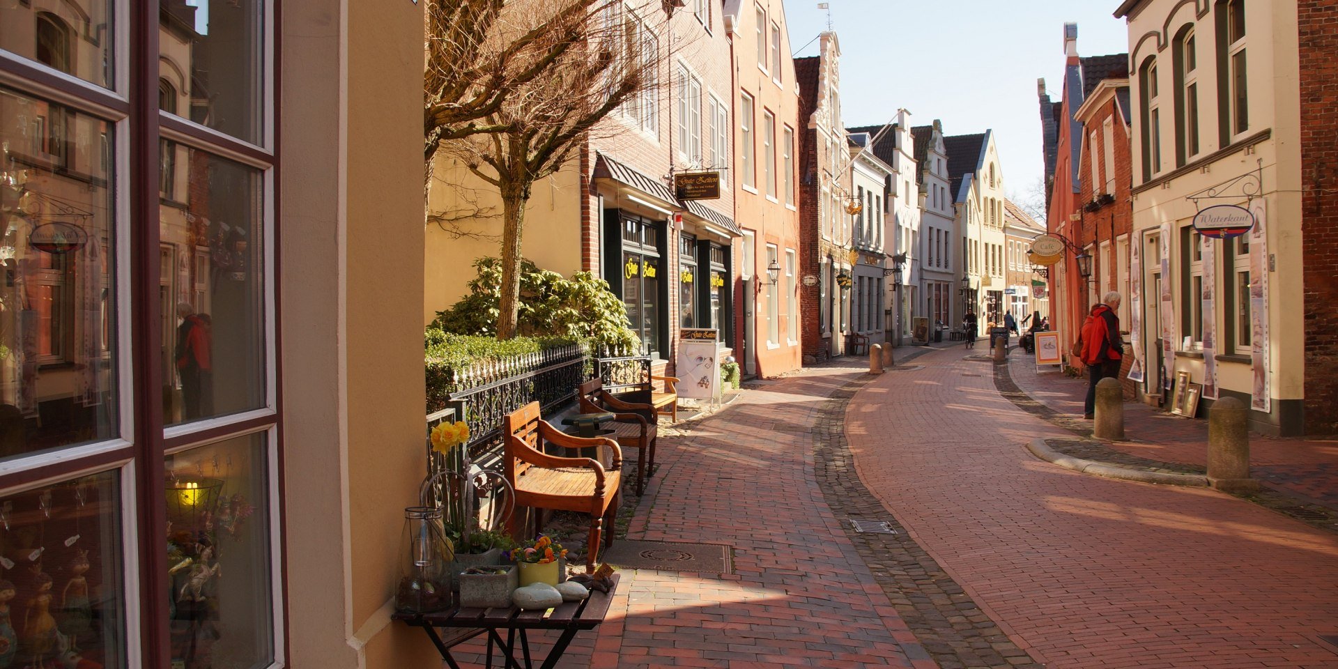 Den gamle bydel i Leer Rathaustraße, © Stadt Leer / S. Densow