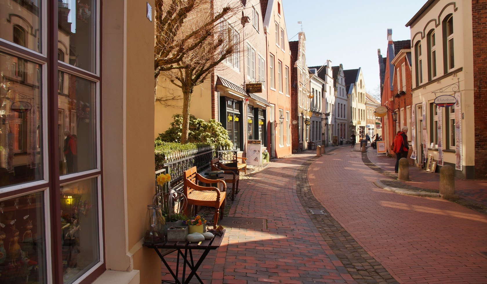 Den gamle bydel i Leer Rathaustraße, © Stadt Leer / S. Densow