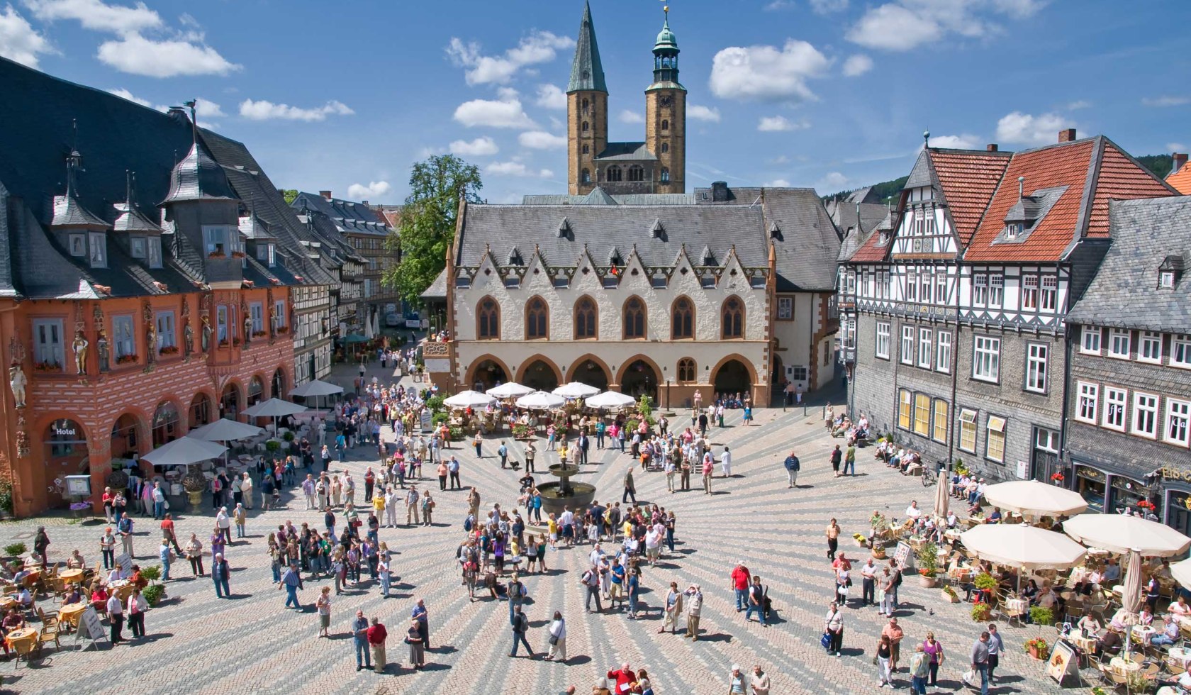 Goslar markedsplads, © GOSLAR marketing gmbh / Stefan Schiefer