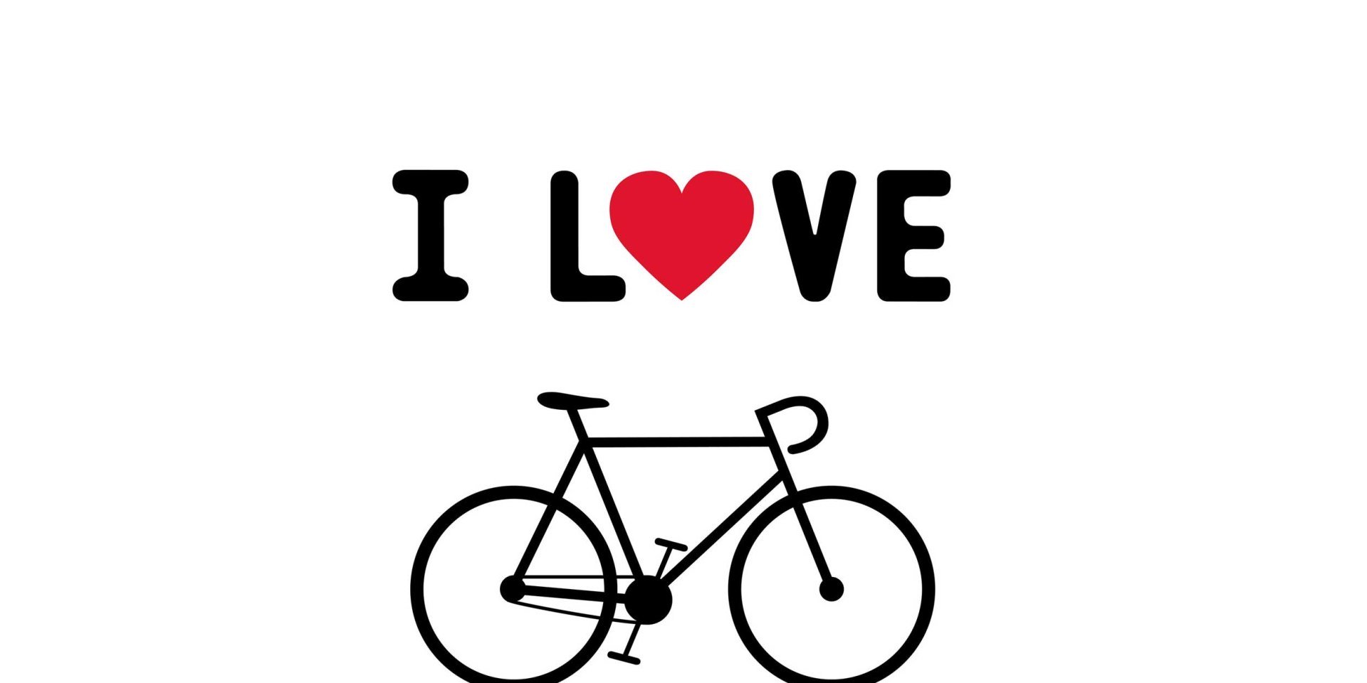Tegning af en cykel med et hjerte over sig, © Fotolia / gubgib Tegning af en cykel med et hjerte over sig, © Fotolia / gubgib
