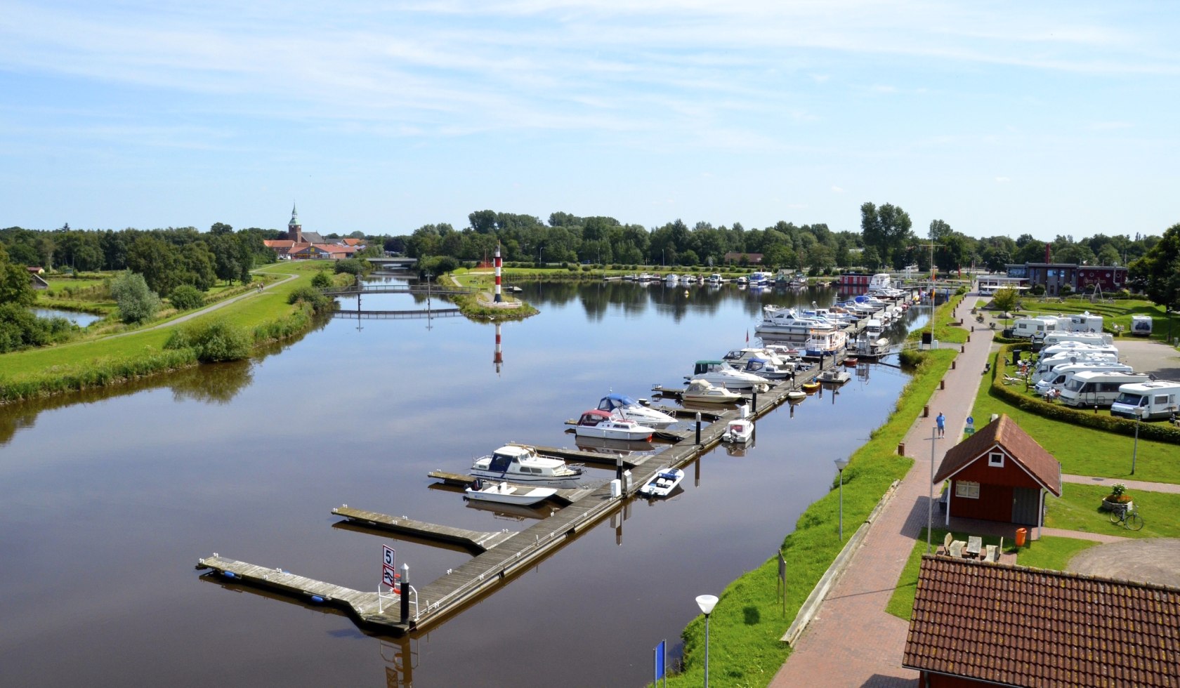 Barßeler Hafen i Oldenburg Münsterland, © W. Stelljes