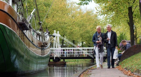 Hauptkanalen i Papenburg, © Papenburg Marketing GmbH / Ute Müller