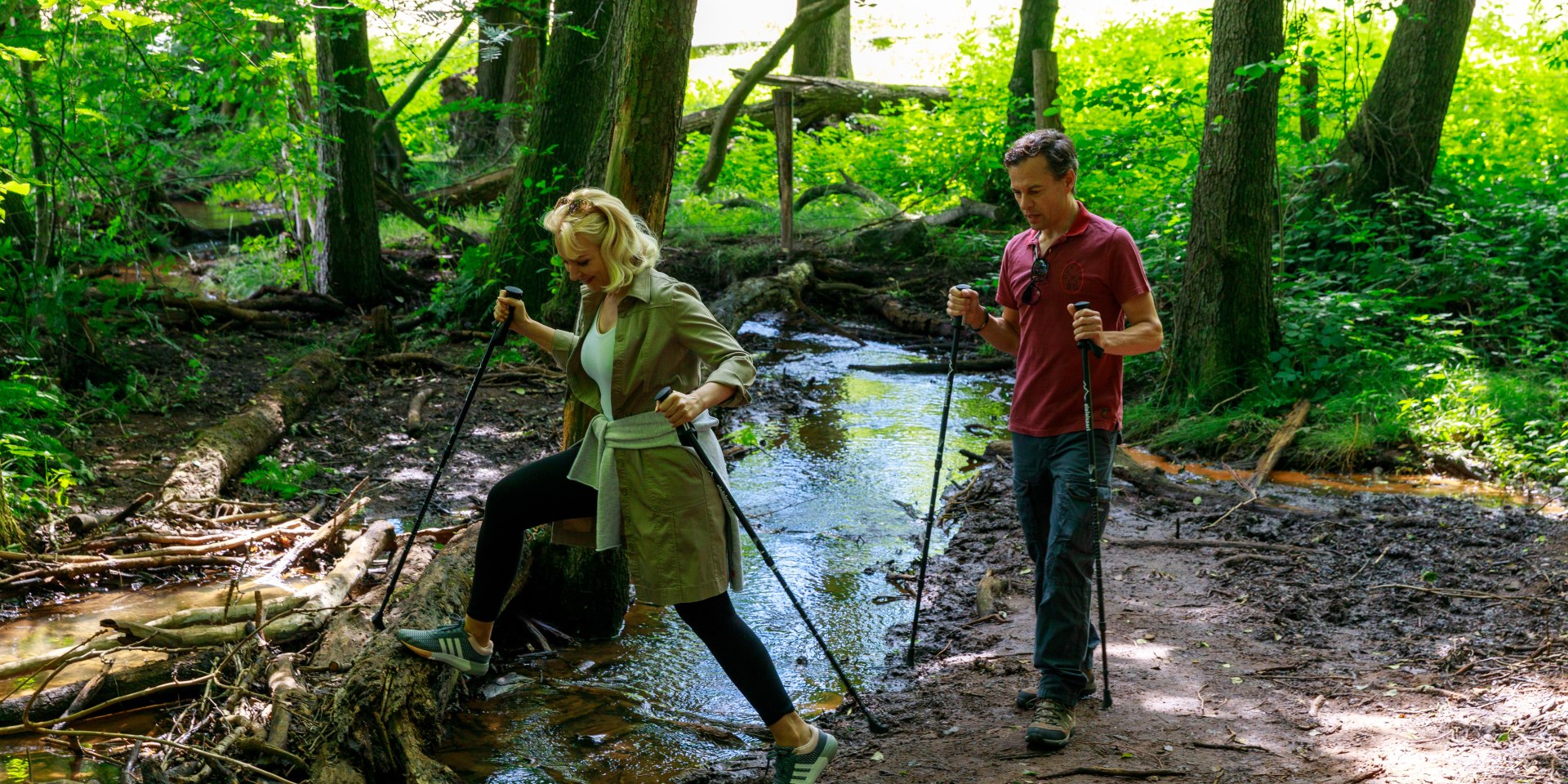 Par Nordic Walking i Oldenburg Münsterland, © malopo