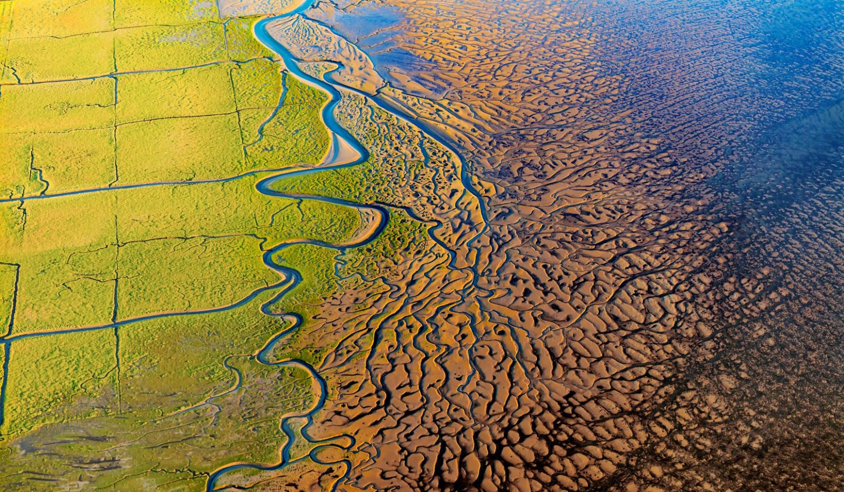  Verdens naturarv Vadehavet luftfoto, © Martin Elsen