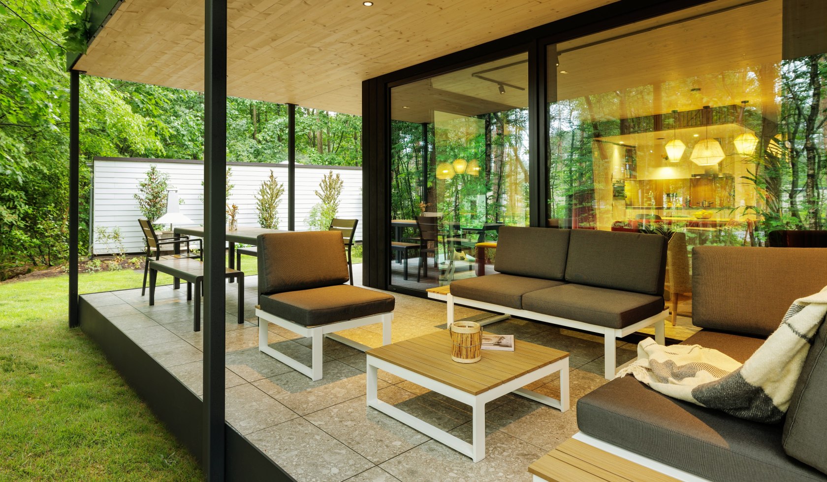 Terrasse på et feriehus, © Ton Hurks