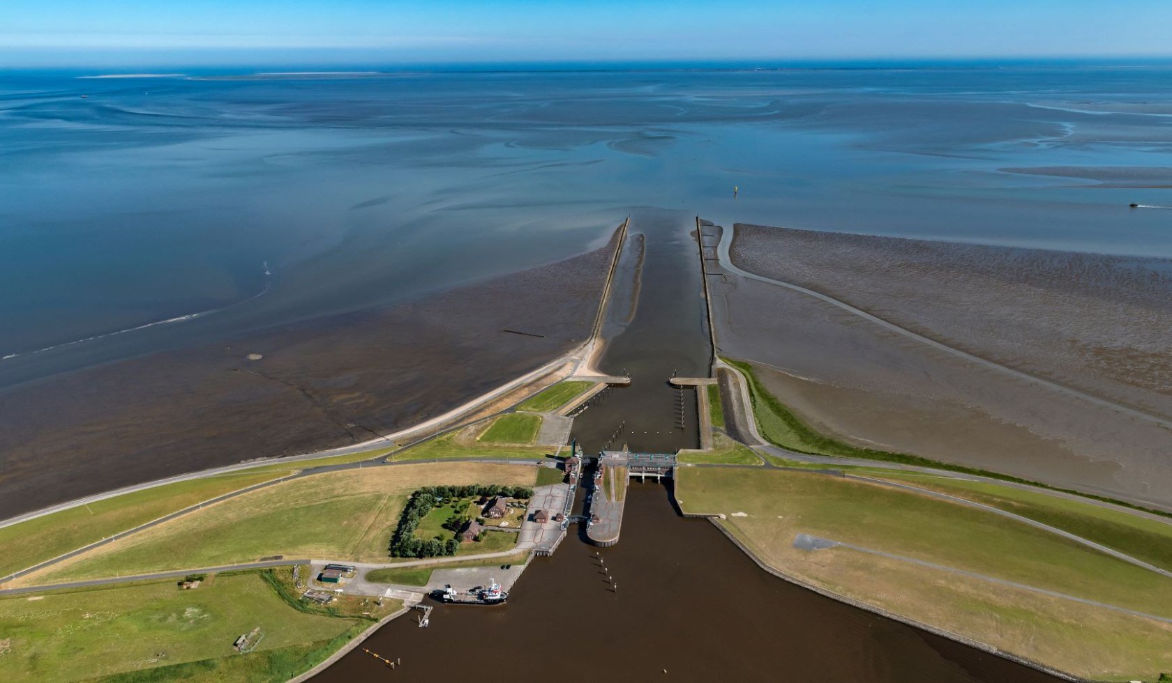  Luftfoto fra Greetsiel, © Martin Elsen