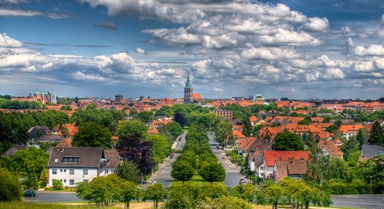 Panoramaudsigt Hildesheim, © Hildesheim Marketing / Daniel Fröbrich