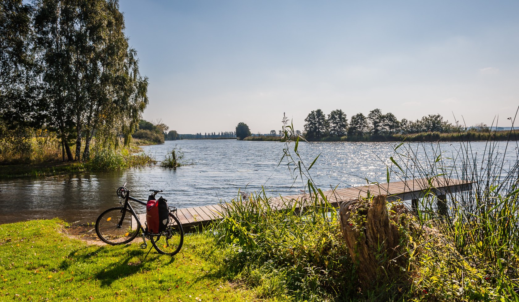 Cykel ved Zeetzer See på Elben, © TMN/ Markus Tiemann