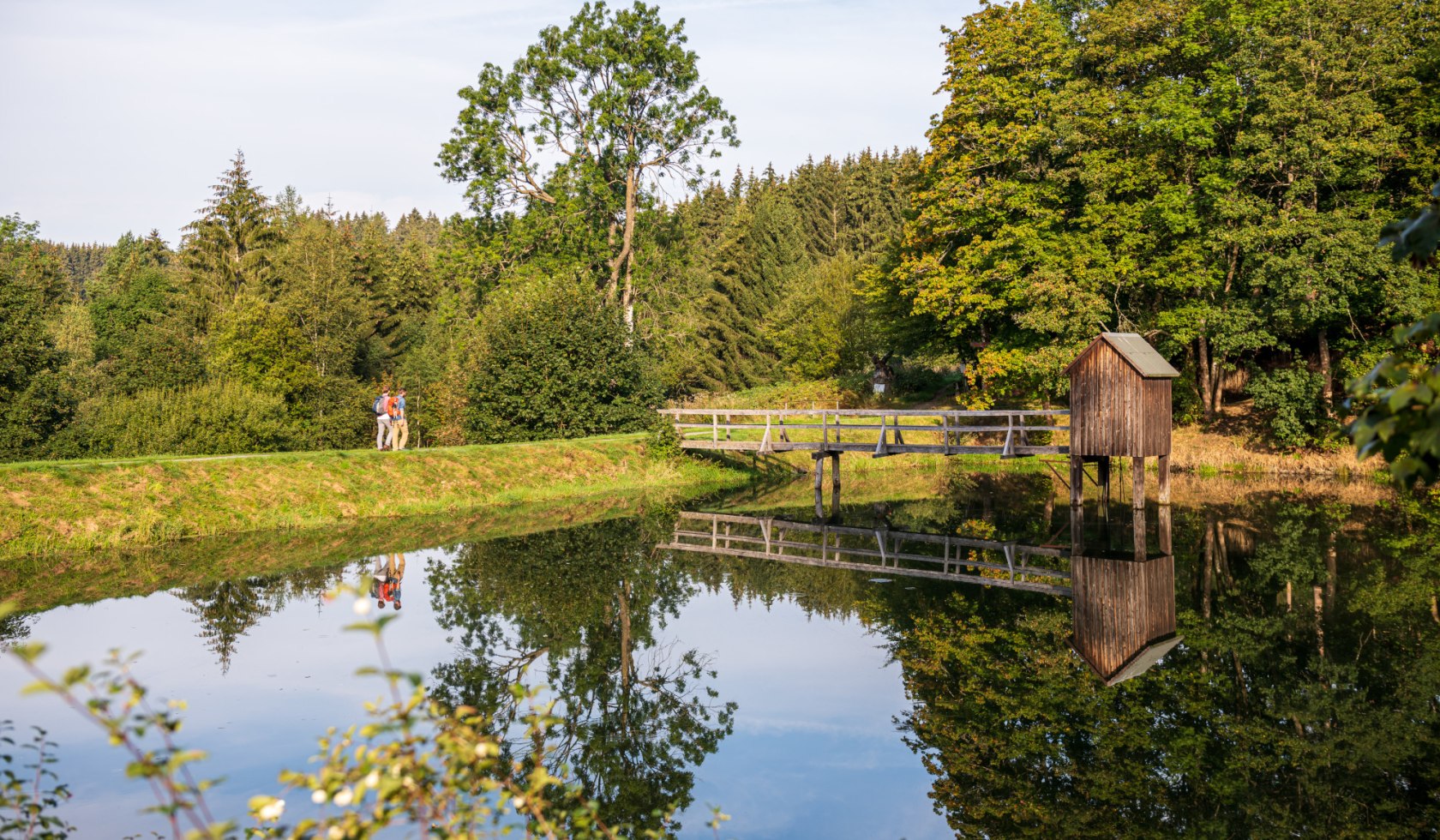 Lille Carler-dam nær Clausthal-Zellerfeld, © TMN/Markus Tiemann