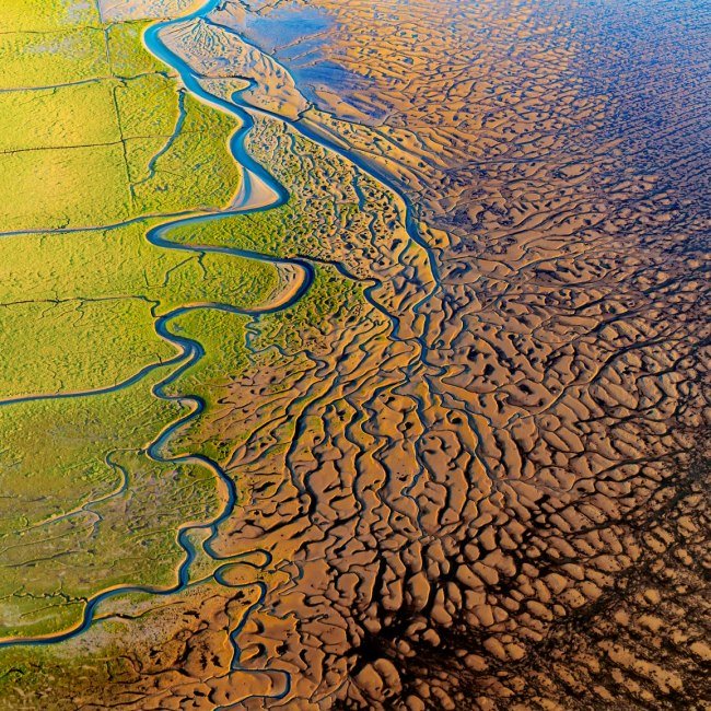  Verdens naturarv Vadehavet luftfoto, © Martin Elsen